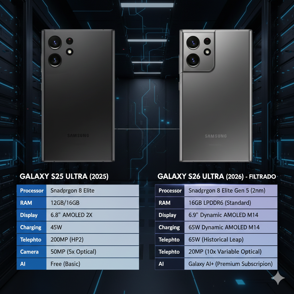 Galaxy Unpacked 2026: Samsung prepara el asalto final con el S26 Ultra y el adiós a la IA gratuita